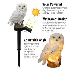 š„Hot Saleš„Waterproof Solar Owl Light ā LED Pathway Light for Lawn, Garden & Outdoor Decor