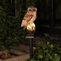 š„Hot Saleš„Waterproof Solar Owl Light ā LED Pathway Light for Lawn, Garden & Outdoor Decor