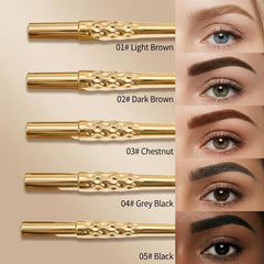 4-Tip Microblading Eyebrow Pen – Waterproof Natural Hair-Like Brow Definer