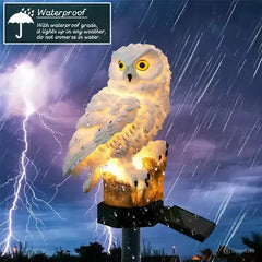 š„Hot Saleš„Waterproof Solar Owl Light ā LED Pathway Light for Lawn, Garden & Outdoor Decor